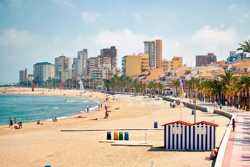 Apartamento Moderno Con Piscina Garaje Wifi Ac El Campello Dış mekan fotoğraf