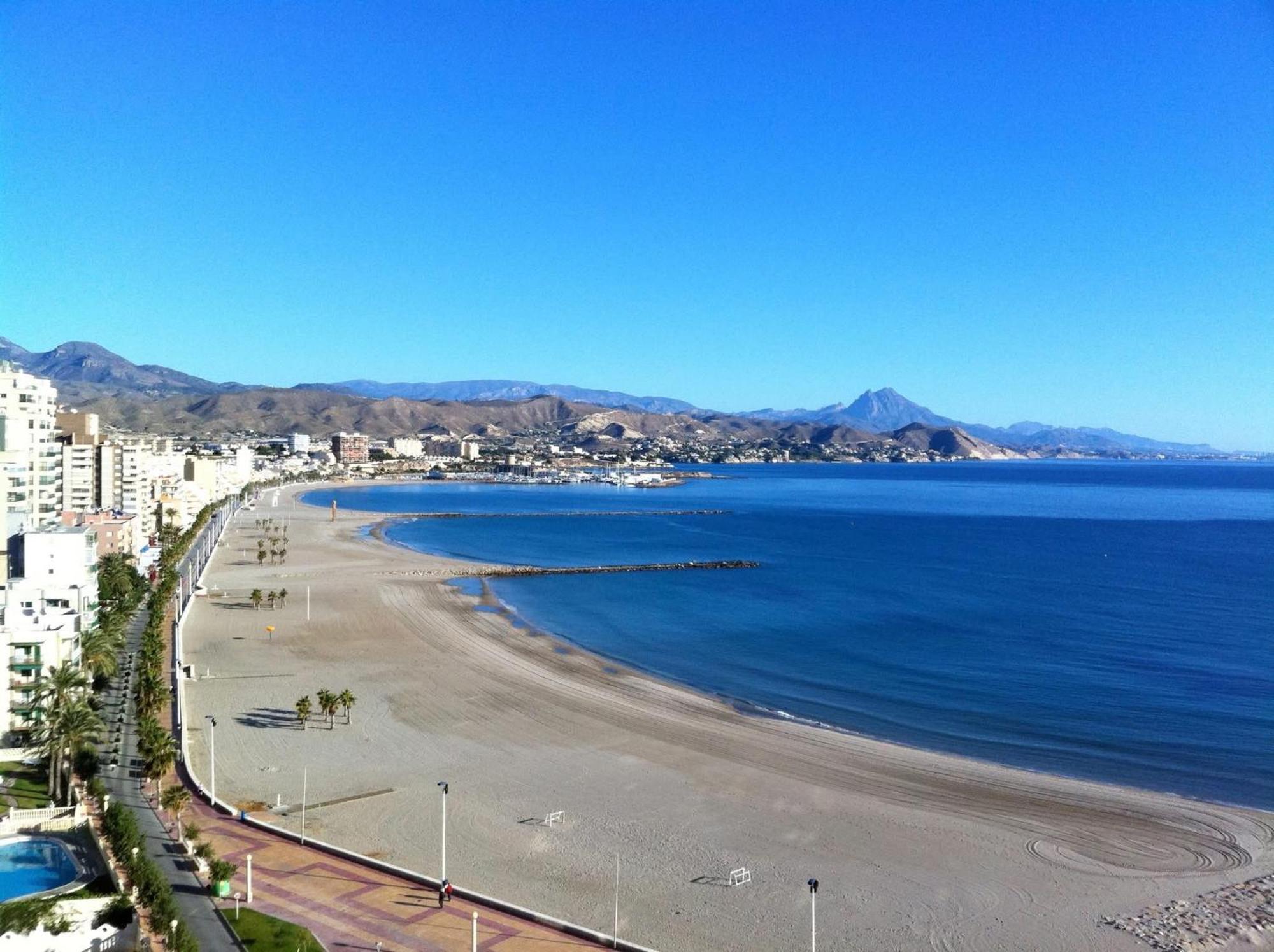 Apartamento Moderno Con Piscina Garaje Wifi Ac El Campello Dış mekan fotoğraf